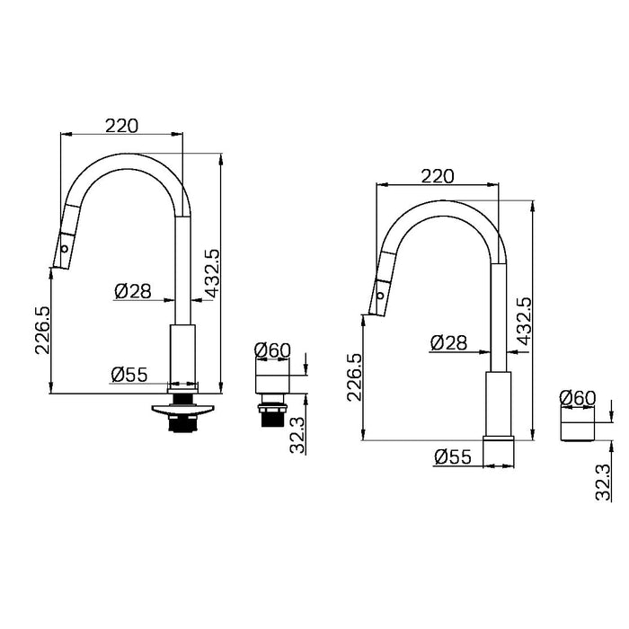 Nero Kara Progressive Pull Out Kitchen Set