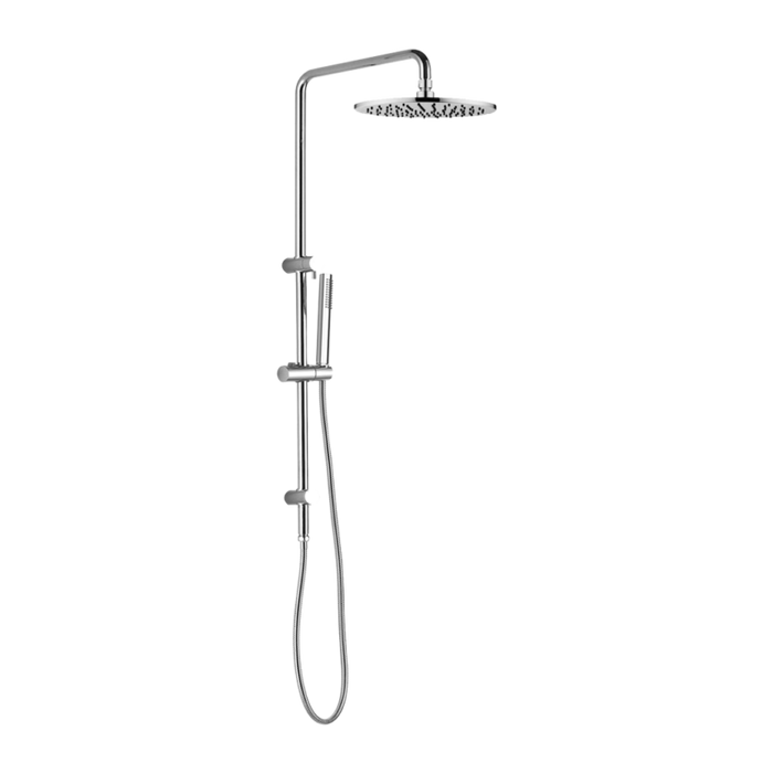Nero Dolce Round Twin Shower with Slim Hand Shower Chrome