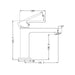 Nero Ecco Basin Mixer