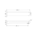 Nero Ecco Fixed Bath Spout Only