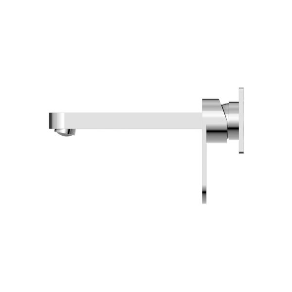 Nero Ecco Wall Basin/Bath Mixer