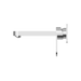 Nero Ecco Wall Basin/Bath Mixer