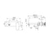Nero Ecco Wall Basin/Bath Mixer