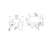Nero Ecco Wall Basin/Bath Mixer Separate Back Plate Trim Kits Only