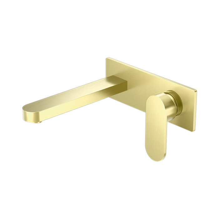 Nero Ecco Wall Basin/Bath Mixer