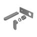 Nero Ecco Wall Basin/Bath Mixer Trim Kits Only