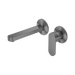 Nero Ecco Wall Basin/Bath Mixer Separate Back Plate