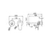 Nero Ecco Wall Basin/Bath Mixer Separate Back Plate Trim Kits