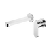 Nero Ecco Wall Basin/Bath Mixer Separate Back Plate