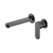 Nero Ecco Wall Basin/Bath Mixer Separate Back Plate
