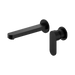 Nero Ecco Wall Basin/Bath Mixer Separate Back Plate