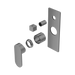 Nero Ecco Shower Mixer With Diverter Trim Kits Only