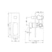 Nero Ecco Shower Mixer With Diverter
