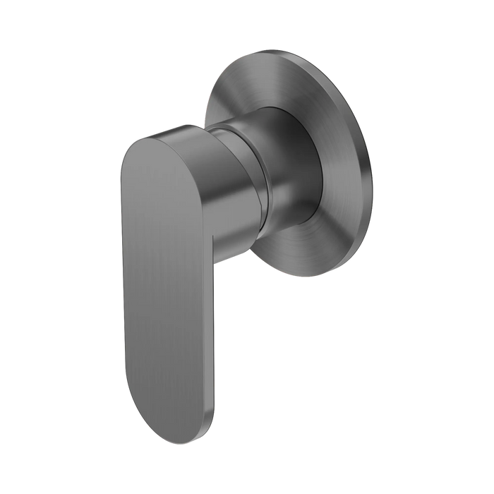 Nero Ecco Shower Mixer 80mm Round Plate