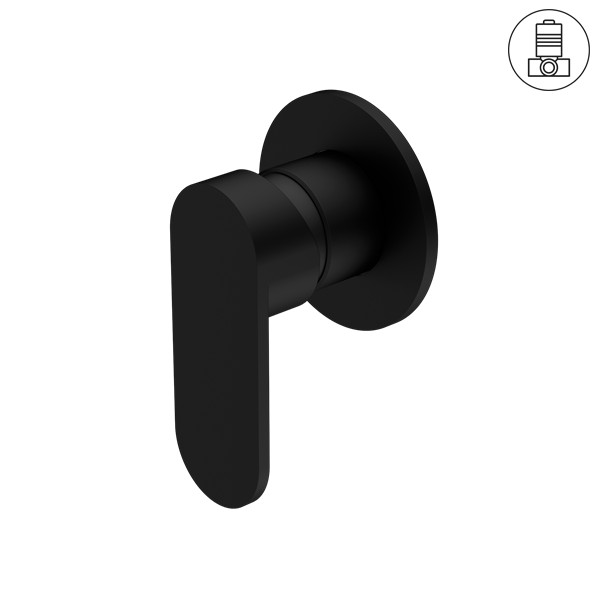 Nero Ecco Shower Mixer Round Plate