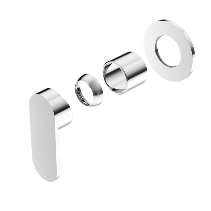Nero Ecco Shower Mixer Round Plate Trim Kits