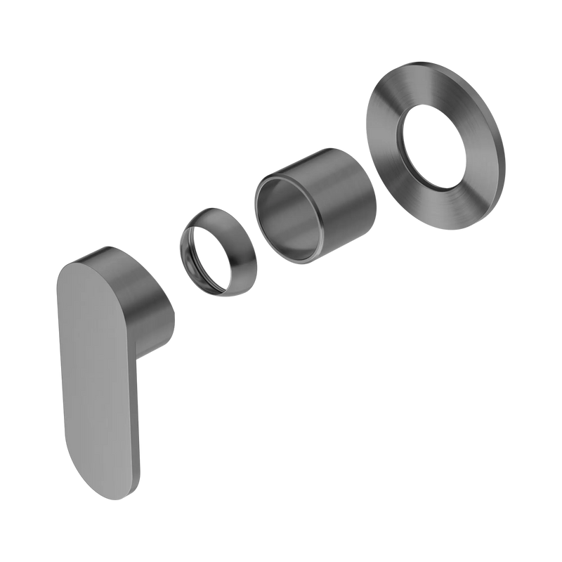 Nero Ecco Shower Mixer 80mm Round Plate Trim Kits Only
