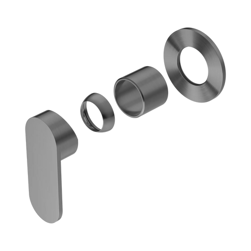 Nero Ecco Shower Mixer 80mm Round Plate Trim Kits Only