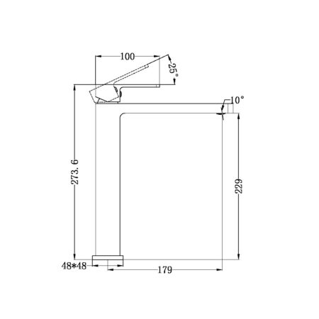 Nero Celia Tall Basin Mixer