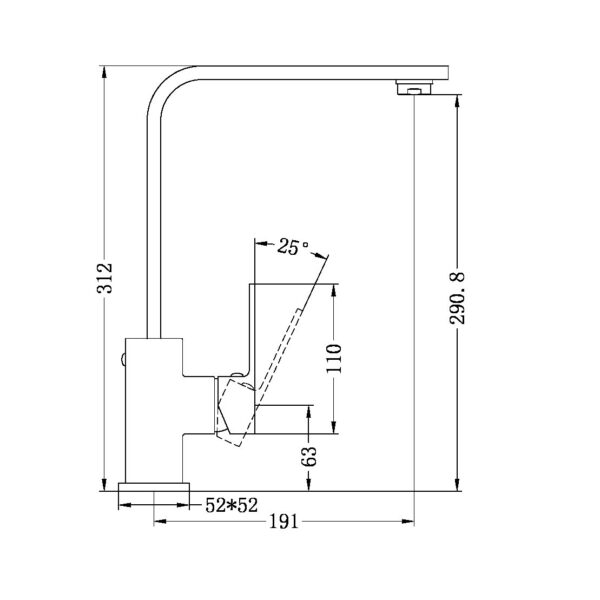 Nero Celia Kitchen Mixer Builders Range