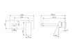 Nero Celia Wall Basin/Bath Mixer Trim Kits Only