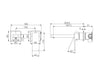 Nero Celia Wall Basin/Bath Mixer Separate Back Plate