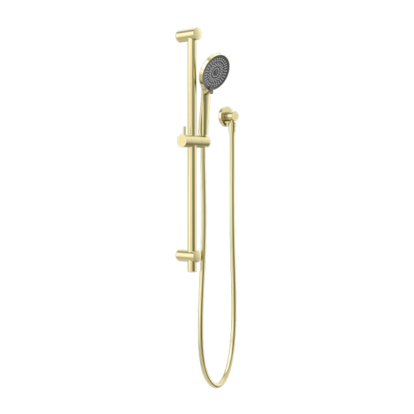 Nero Round Metal Project Rail Shower