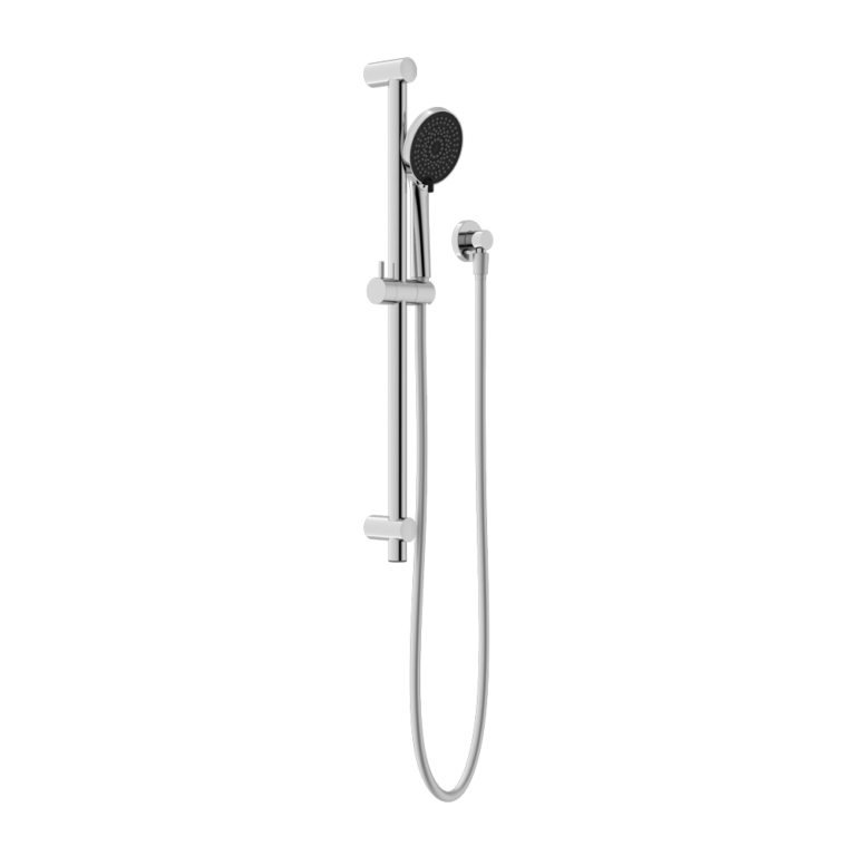 Nero Round Metal Project Rail Shower