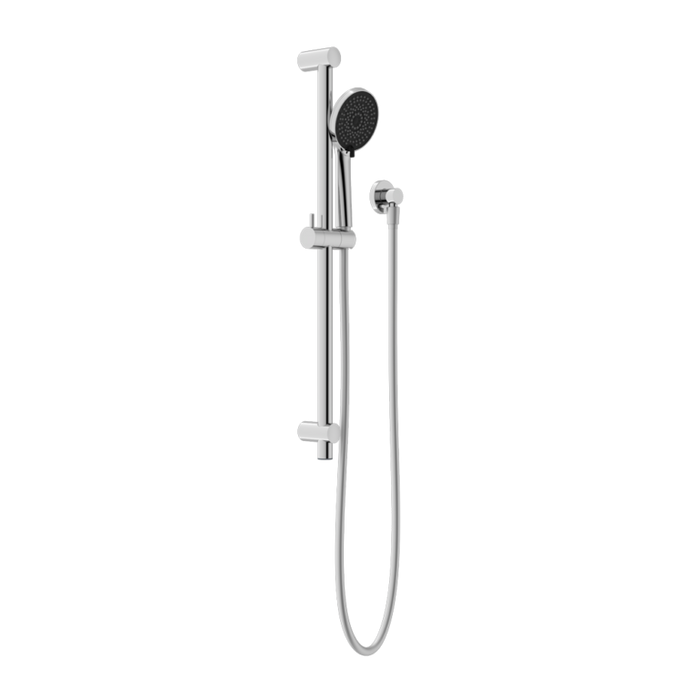 Nero Round Metal Project Rail Shower