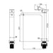Nero Bianca Tall Basin Mixer