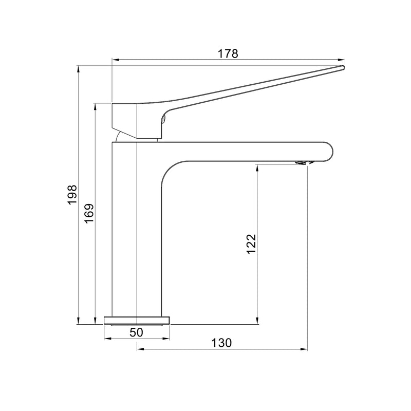 Nero Bianca Care Basin Mixer