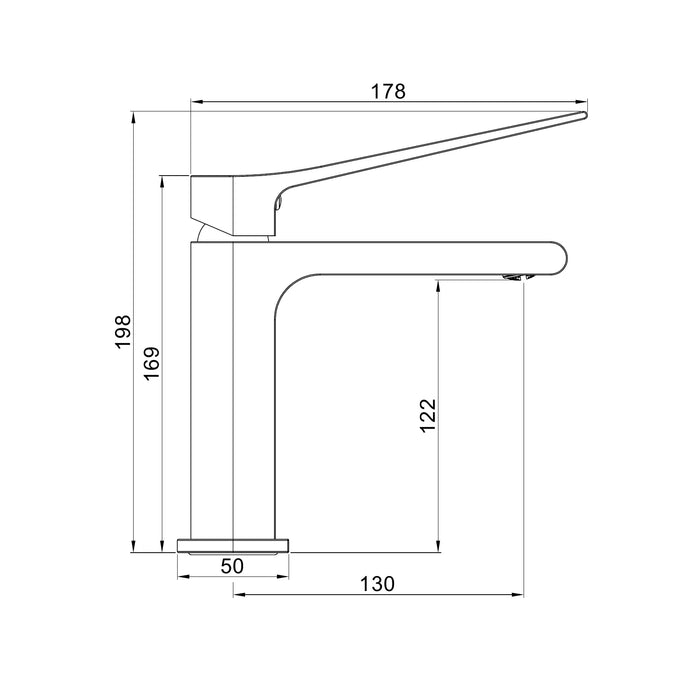 Nero Bianca Care Basin Mixer