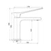 Nero Bianca Care Basin Mixer