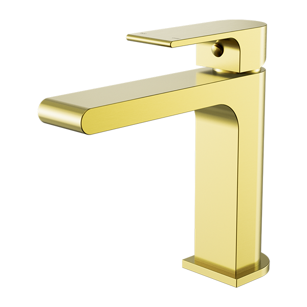 Nero Bianca Basin Mixer Straight Spout