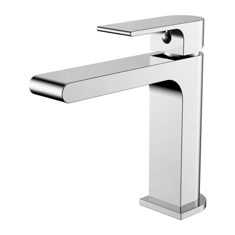 Nero Bianca Basin Mixer Straight Spout