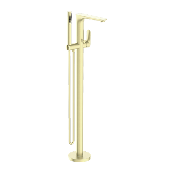 Nero Bianca Freestanding Bath Mixer with Hand Shower