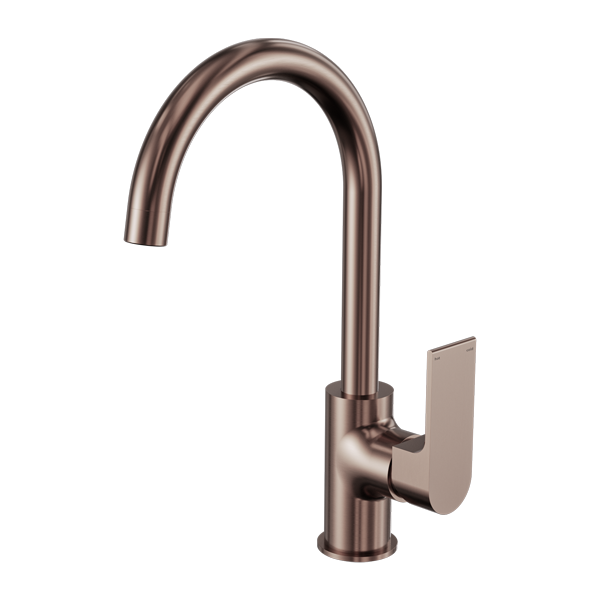 Nero Bianca Kitchen Mixer Gooseneck Spout