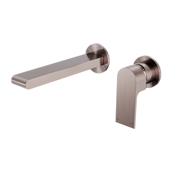 Nero Bianca Wall Basin/Bath Mixer Separate Back Plate