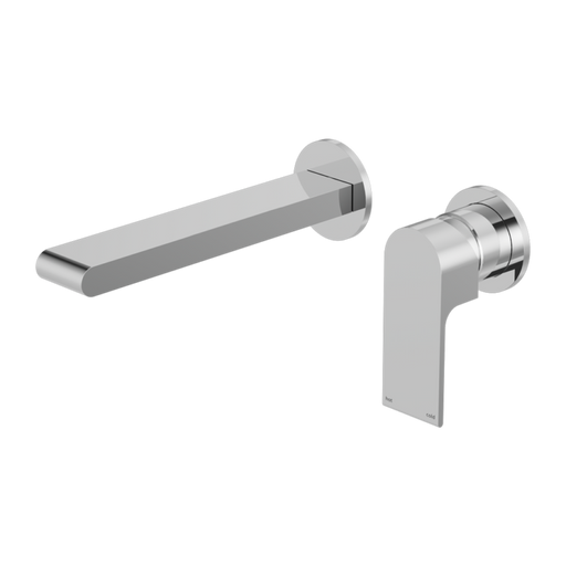 Nero Bianca Wall Basin/Bath Mixer Separate Back Plate