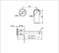 Nero Bianca Wall Basin/bath Mixer Separate Back Plate Trim Kits