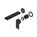 Nero Bianca Wall Basin/bath Mixer Separate Back Plate Trim Kits