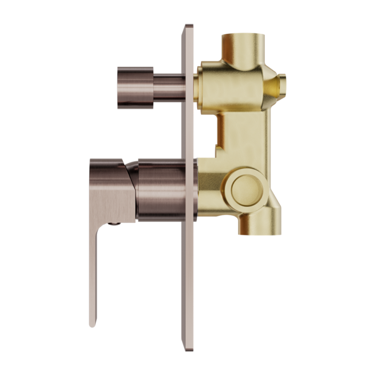 Nero Bianca Shower Mixer with Divertor