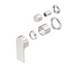 Nero Bianca Shower Mixer with Divertor Separate Back Plate Trim Kits