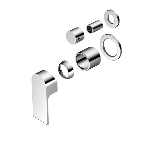 Nero Bianca Shower Mixer with Divertor Separate Back Plate Trim Kits