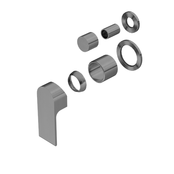 Nero Bianca Shower Mixer with Divertor Separate Back Plate Trim Kits