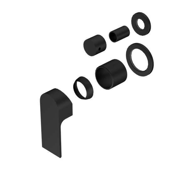 Nero Bianca Shower Mixer with Divertor Separate Back Plate Trim Kits