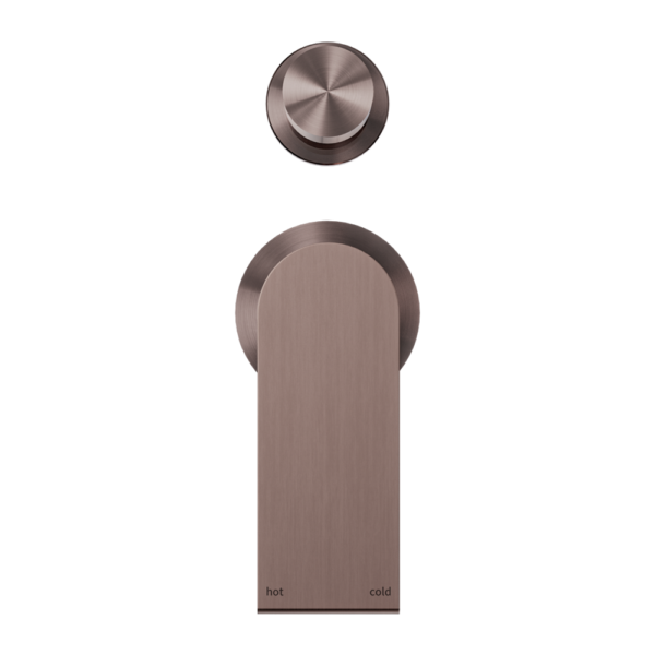 Nero Bianca Shower Mixer With Divertor Separate Back Plate