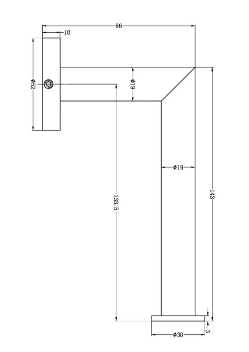Nero Dolce Toilet Roll Holder