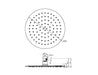 Nero 250mm Round Stainless Steel Shower Head 4 Star Rating