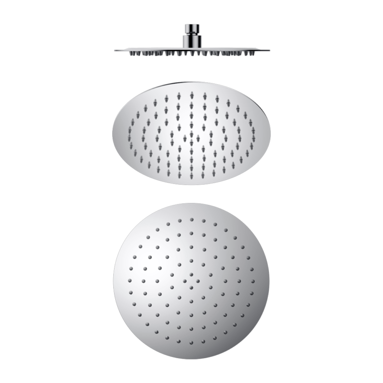 Nero 250mm Round Stainless Steel Shower Head 4 Star Rating